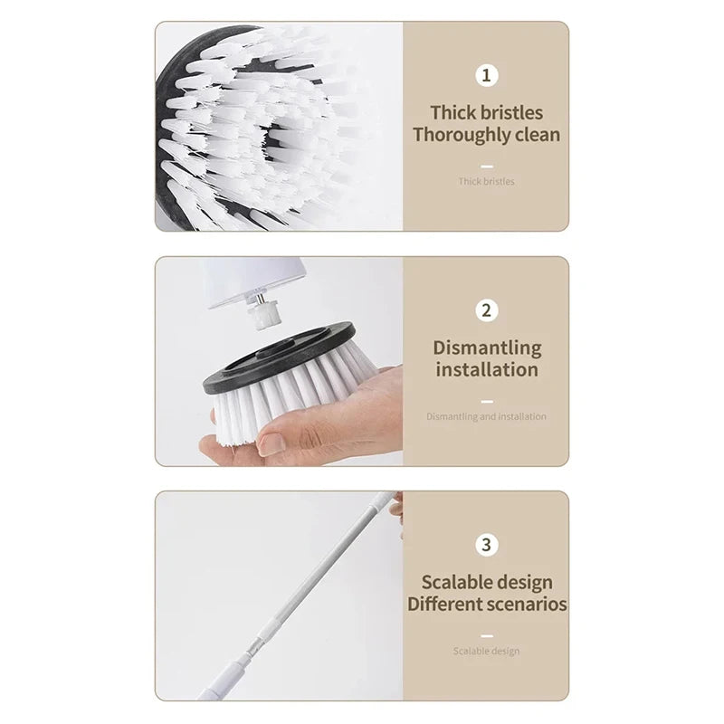 Wireless Electric Cleaning Brush 6 in 1