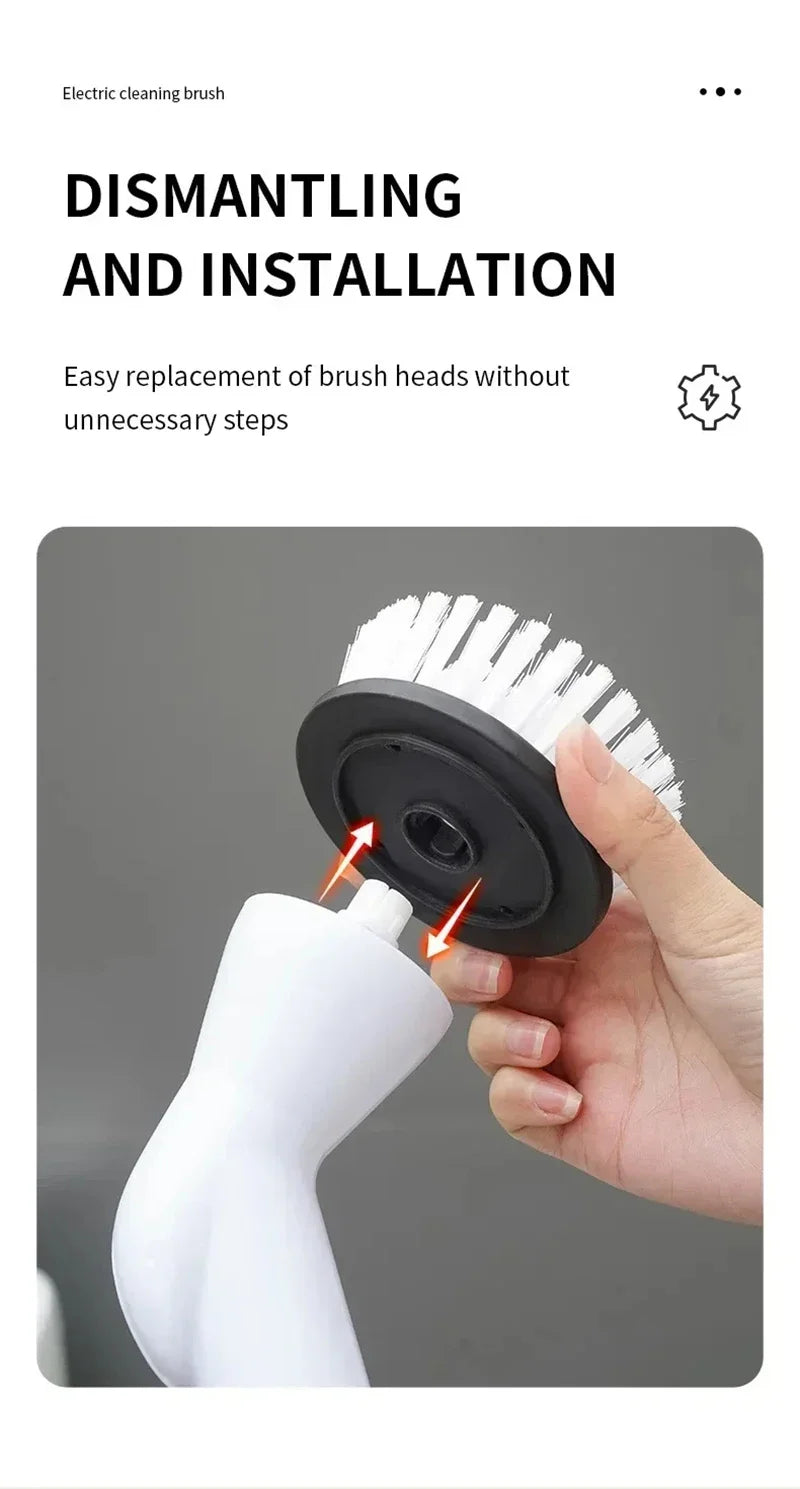 Wireless Electric Cleaning Brush 6 in 1